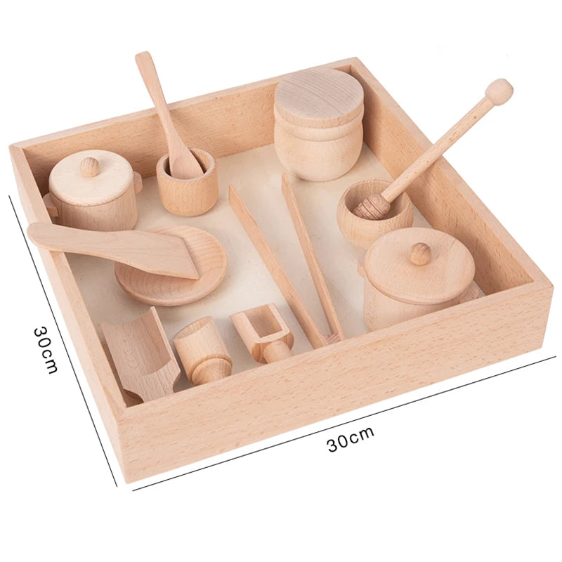 🌿 Montessori Practical Life Skills Set – Motor Skill Training Toy